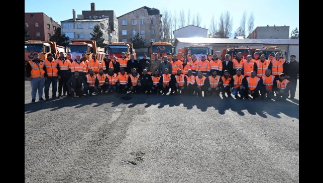 Karla ve buzla mücadele dualarla başladı