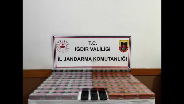 Iğdır'da elektronik sigara kaçakçılarına jandarma darbesi: 3 gözaltı