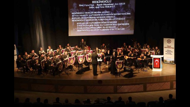 FÜ'de bando konseri mest etti