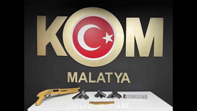 Malatya'da ruhsatsız silah operasyonu: 1 gözaltı