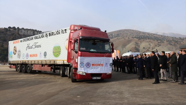 Erzincanlı çiftçilerin ürünlerine Migros'tan pazar desteği