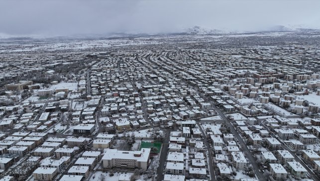 Erzincan ve Ağrı'da kar yağışı etkili oldu