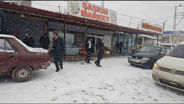Malatya kırsalında kar yağışı etkili oluyor