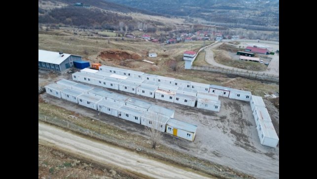 Bingöl'de depremlere karşı konteyner kent hazırlıkları sürüyor