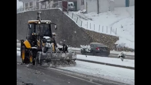 Darende'de kar alarmı