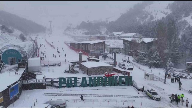 Palandöken'de görsel şölen