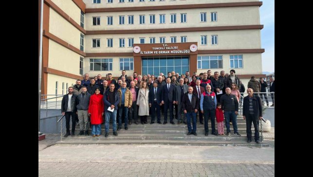 Tunceli'de arıcılara yönelik bakım ve hastalıklarla mücadele eğitimi