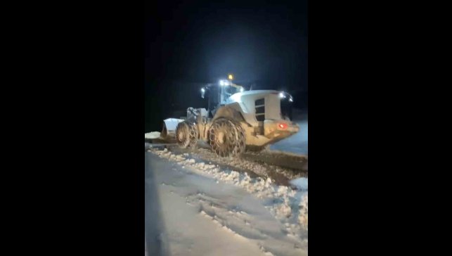 Muş'ta kar yağışı 250 köy yolunu ulaşıma kapattı