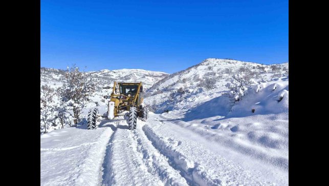 Bingöl'de 96 köy yolu ulaşıma kapandı
