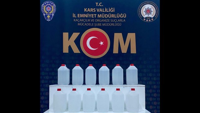 Kars'ta yılbaşı öncesi sahte içki operasyonunda 13 gözaltı