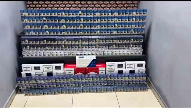 Ağrı'da 2 bin paket kaçak sigara ele geçirildi