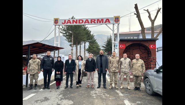 Kaymakam Arıkan jandarma personeliyle bir araya geldi