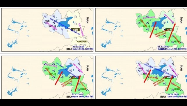Bölgede kar, fırtına ve çığ uyarısı