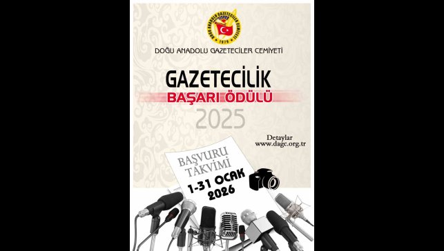 DAGC gazetecileri ödüllendirecek