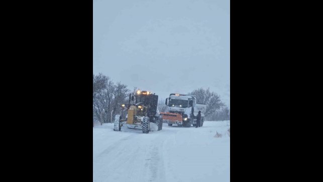 Elazığ'da 510' köy yolu ulaşıma kapandı