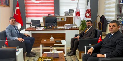 Ağrı Barosundan İdare Mahkemesi Başkanı Abdurrahim Özen’e ziyaret