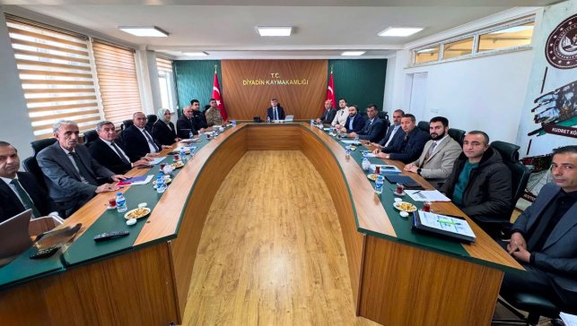 Kaymakam Korkusuz başkanlığında Diyadin’in 2026 projeleri değerlendirildi