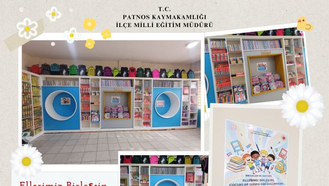 Patnos’ta ihtiyaç sahibi öğrenciler için “İyilik Dükkanı” açıldı