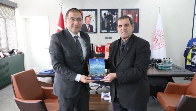 Türkiye Yardım Severler Derneği’nden Ağrı Gençlik ve Spor İl Müdürlüğü’ne kültürel ziyaret