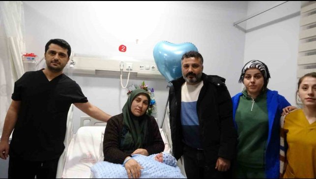 Malatya'da yeni yılın ilk bebeği dünyaya geldi