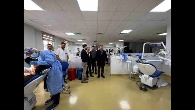 Vali Aydoğdu'dan Ağız ve Diş Sağlığı Hastanesi'ne ziyaret