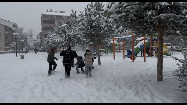Bingöl'de yoğun kar yağışı