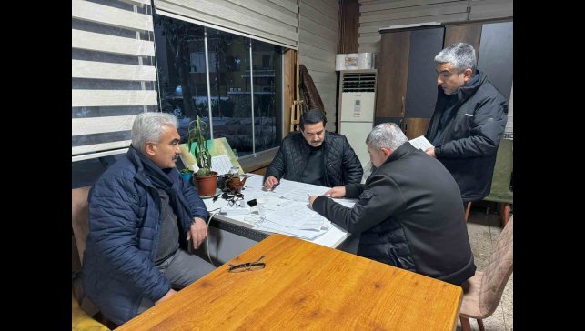 Battalgazi Belediyesi gece boyu sahadaydı