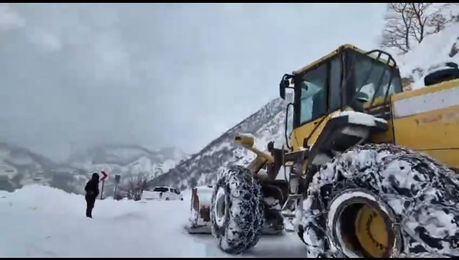Bingöl'de yoğun kar yağışı: 272 köy yolunda çalışmalar sürüyor