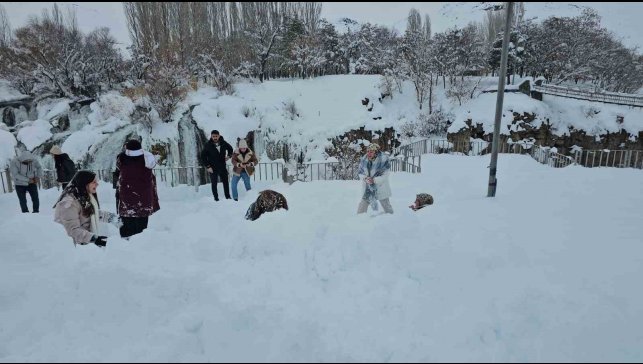 Muradiye Şelalesi'ne ziyaretçi akını