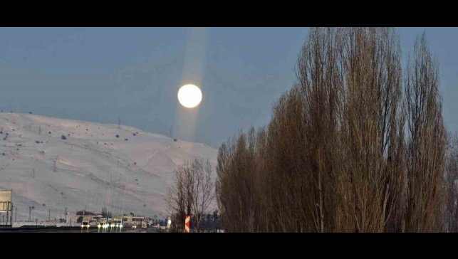 Dolunayın görüntüsü büyüledi