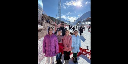 Erzurum kırsalındaki çocuklar Palandöken Kayak Merkezi'nde eğlenceli gün geçirdi