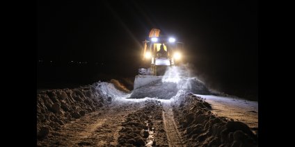 Van'da kardan dolayı kapanan 625 yoldan 469'u açıldı