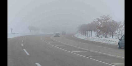 Van'da sis ulaşımı olumsuz etkiledi