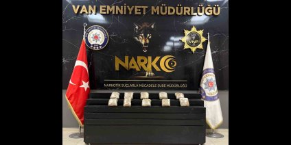 Van'da 13 kilo metamfetamin ele geçirildi