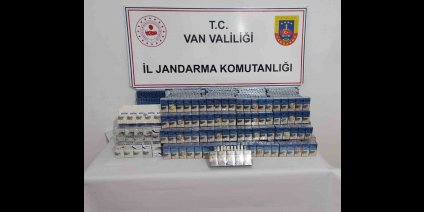 Van'da kaçak sigara ele geçirildi