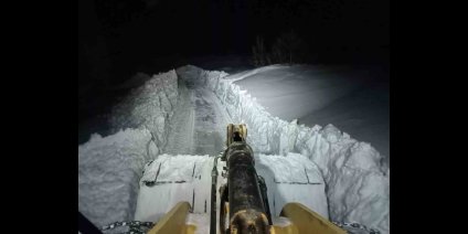 Elazığ'da kapalı köy yolları açıldı