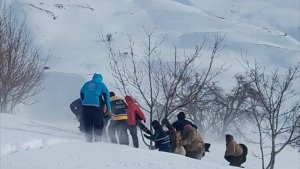 Van'da doğumu yaklaşan kadın, polis helikopteriyle hastaneye yetiştirildi