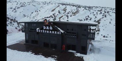 Türkiye ve dünyada ilk: Ergan Dağı'nda Dağ Kütüphanesi