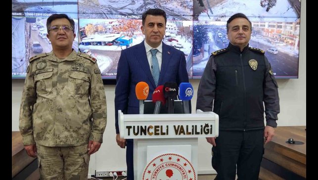 Huzur şehri Tunceli'de olayların yüzde 99,8'i aydınlatıldı