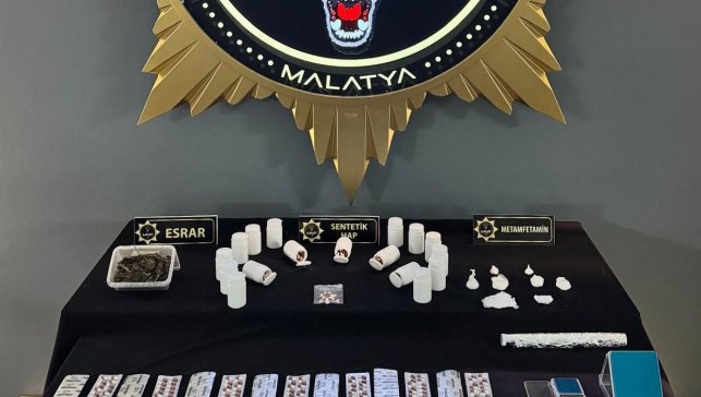 Malatya'da zehir tacirlerine büyük darbe: 13 tutuklama