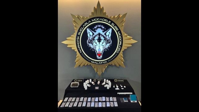 Malatya'da düzenlenen uyuşturucu operasyonunda 13 şüpheli tutuklandı