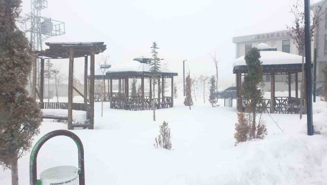 Başkale'de kar yağışı başladı