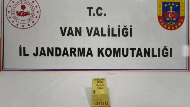 Van'da 1 kilogram gümrük kaçağı külçe altın ele geçirildi