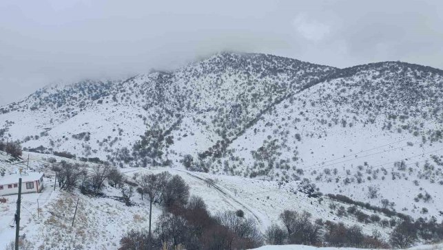 Malatya'da kırsal kesimlerde kar etkili oluyor