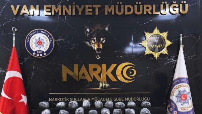 Van'da 26 kilo 160 gram metamfetamin ele geçirildi