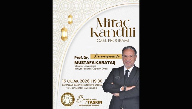 Battalgazi'de Miraç Kandili özel programı