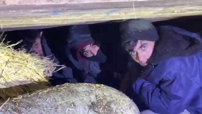 Kars'ta saman balyaları arasından kaçak göçmen çıktı: 1 tutuklama