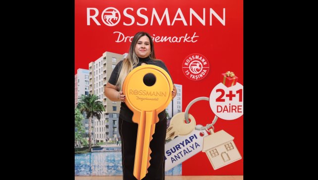 Rossmann'ın çekilişinde büyük ödül sahibini buldu