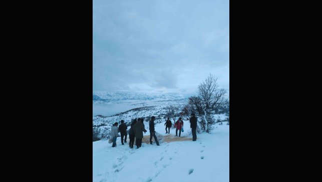 Arıcak'ta yaban hayvanları unutulmadı