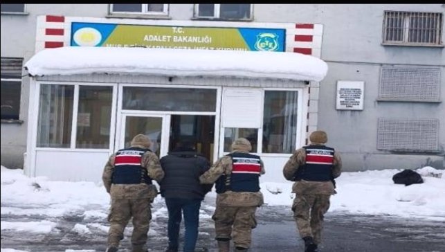 Muş'ta 4 yıl 2 ay hapis cezası bulunan hükümlü yakalandı